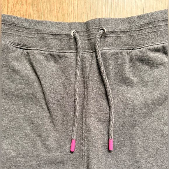 Psycho Bunny Gray Cotton Sweat Shorts XL Drawstring Embroidered Bunny Logo - Picture 3 of 9